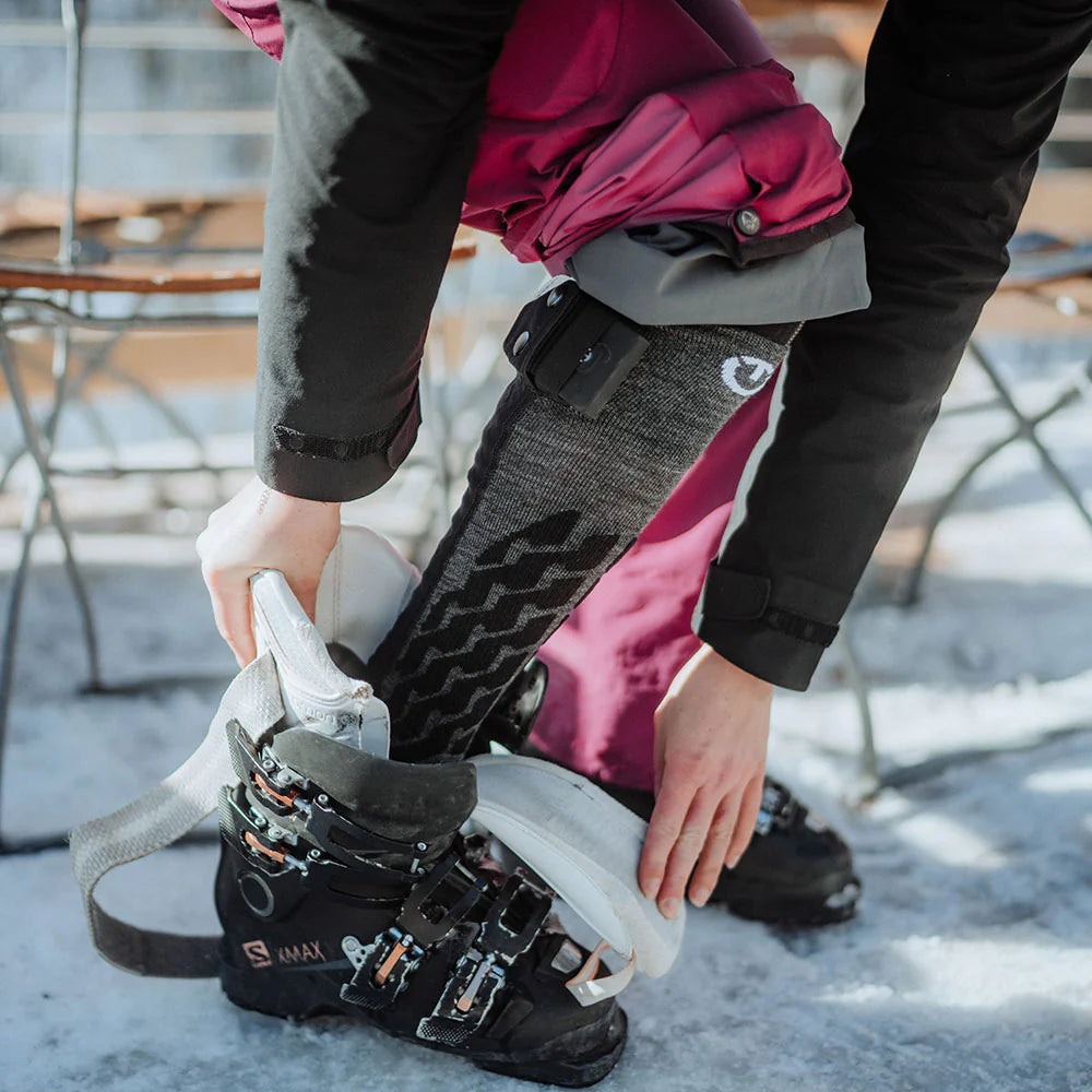 Heated ski socks - Powersocks Heat Fusion Uni - unisex