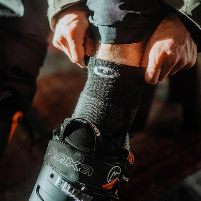 Chaussettes ski - Ski Warm noir/gris