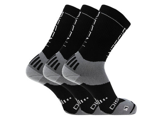 Bundle - 3 pairs Dissent MTB socks - Supercrew Nano 8"