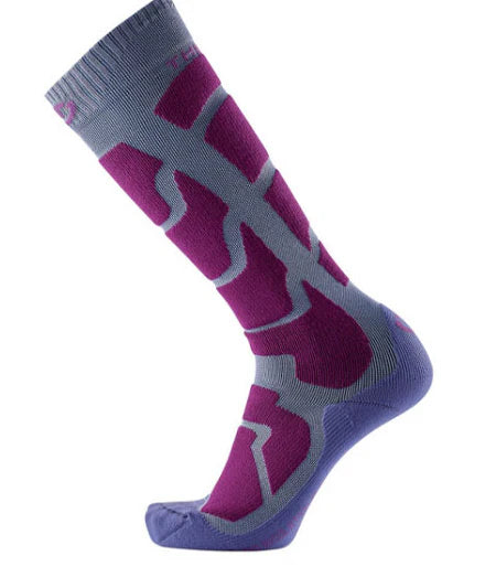 Set of 2 pairs - Ski socks - Ski Insulation women purple