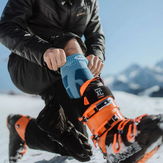 Set of 2 pairs - Ski socks - Ski Insulation blue