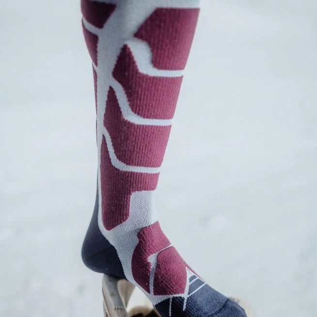 Ski Socks - Ski Insulation women purple