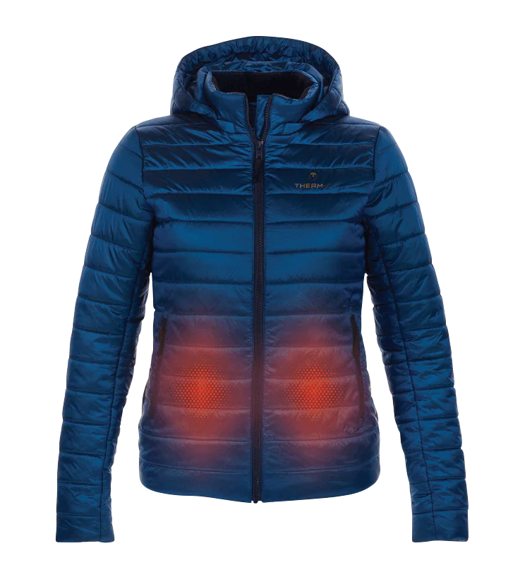 Heated jacket womens puffer on sale