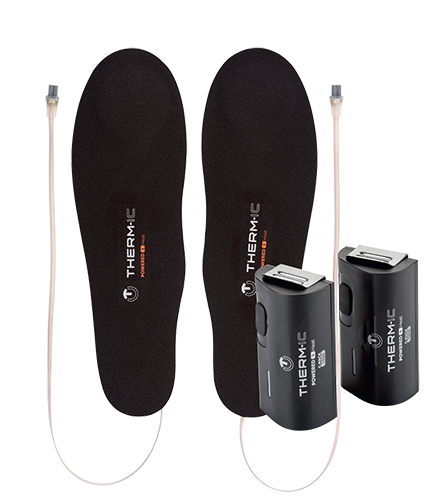 Heat Flat Therm-ic Insoles Set with batteries | Therm-ic.ca